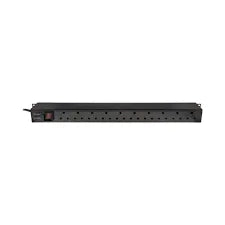 Image 1 for 10-Port Metal Rack Mount Power Strip