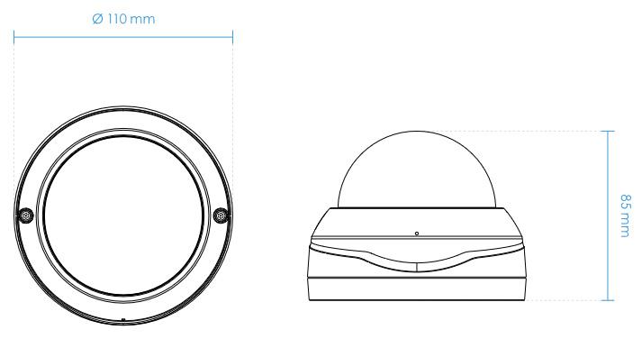 VIVOTEK FD9369 Top Cover Spare Part