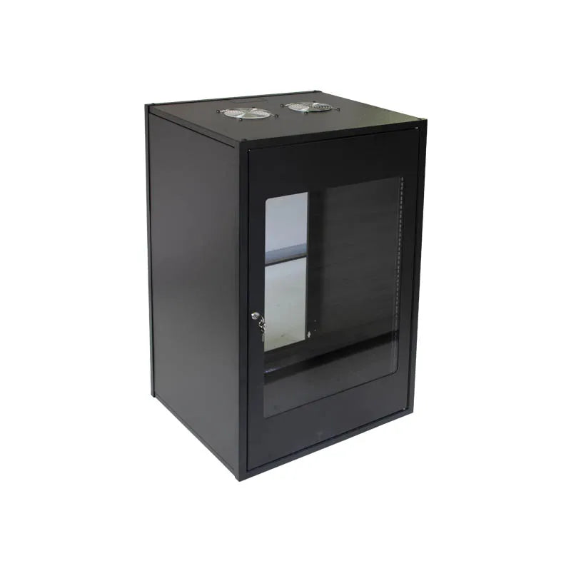 Image 1 for RCT 4U Wall Mount Cabinet with Glass Door
