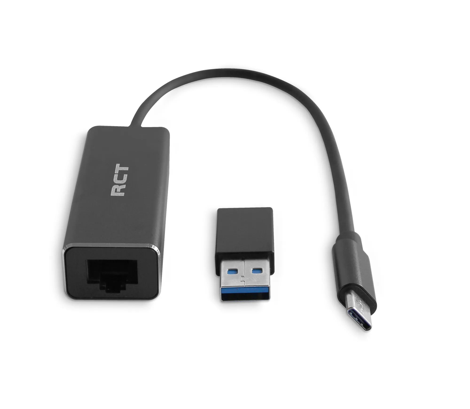 Image 3 for RCT USB 3.0 Type C and A to RJ45 Gigabit Ethernet Adapter