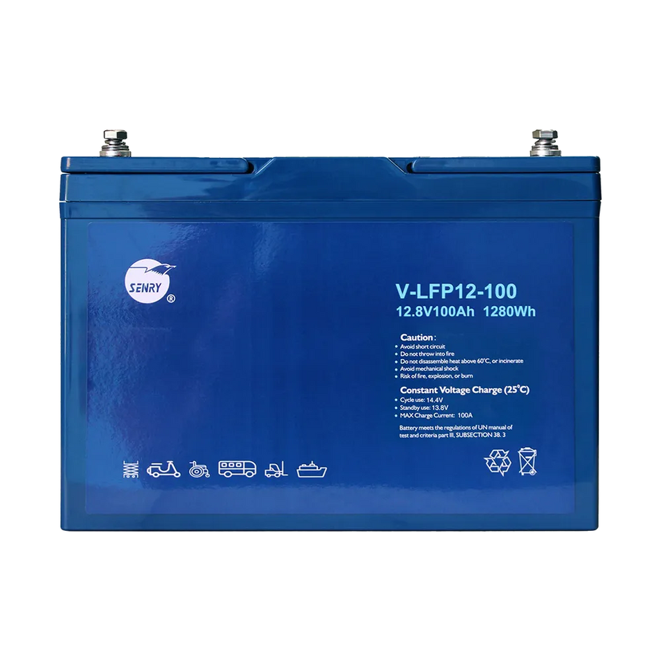 Image 1 for Durable Senry 12V 100Ah Lithium Iron Phosphate Battery