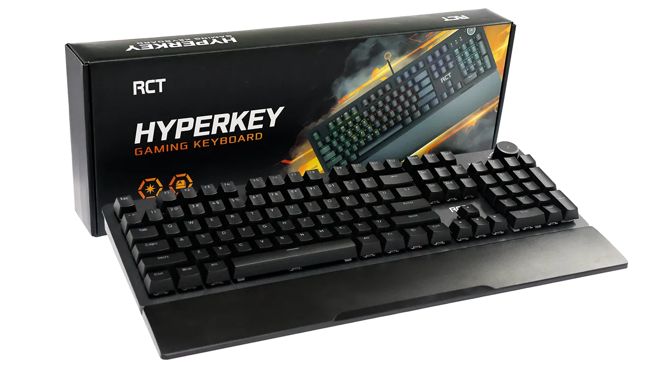 RCT HyperKey 104-Key Mechanical Gaming Keyboard – inPC