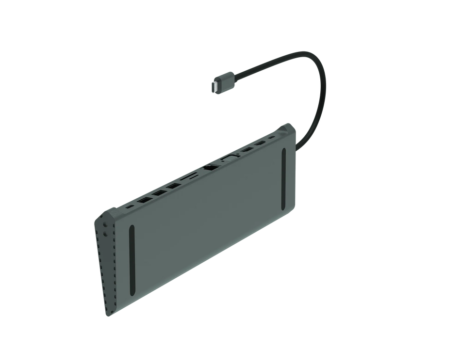 Image 3 for RCT 13-in-1 USB-C Docking Station with HDMI, DisplayPort, VGA, USB 3.0 Ports, RJ45 Ethernet, PD Charging, Audio Jack and SD/TF Card Reader