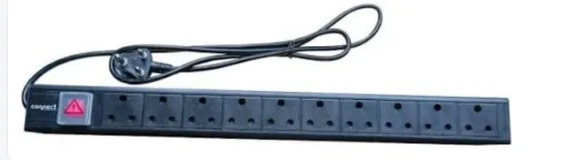 Image 1 for RCT RSA 10-Way 16A Rack Mount Plug