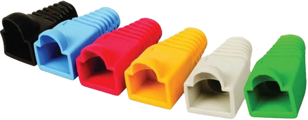 Image 1 for RCT CAT5 RJ45 Boot Sleeves - 50 Pack