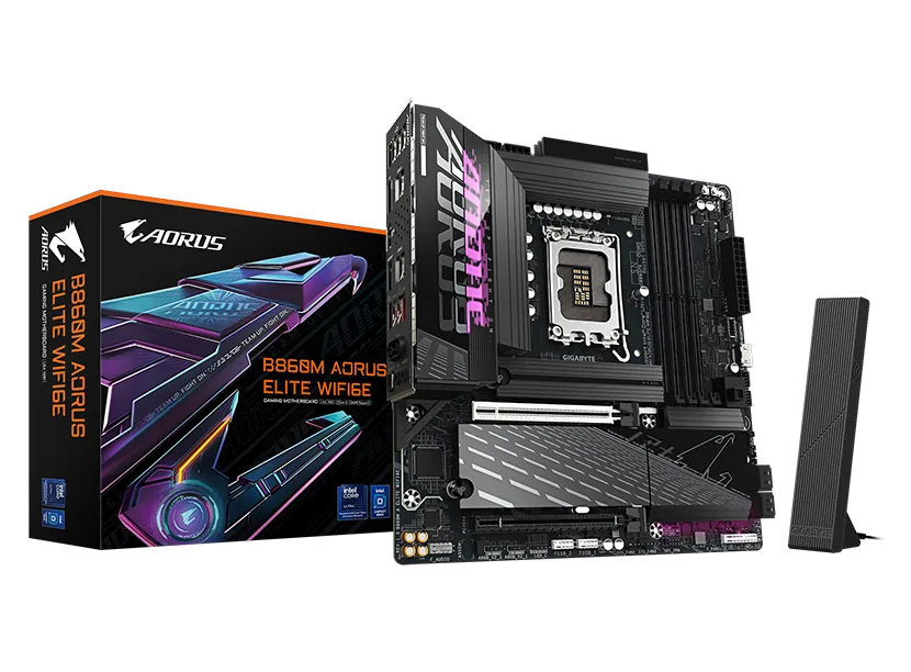 Image 1 for Gigabyte B860M A Elite Micro ATX Motherboard