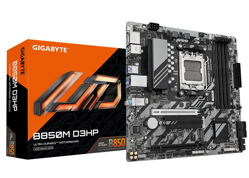 Image 1 for Gigabyte B850M D3HP AMD AM5 Micro ATX Motherboard