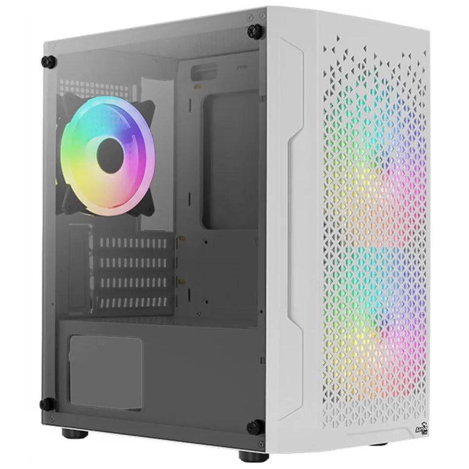 Image 1 for Aerocool Trinity Mini White Tower Case with RGB Fans