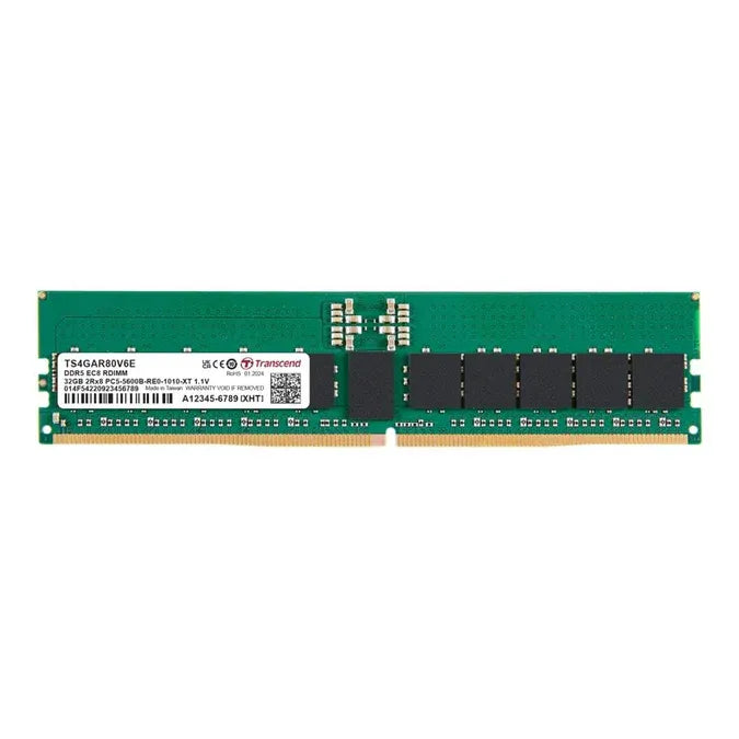 Image 1 for Transcend 32GB DDR5-5600 Registered Memory
