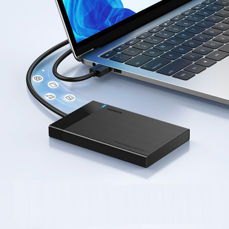 Image 4 for UGREEN USB 3.0 to 2.5” SATA Hard Drive Enclosure (Non-Detachable Cable)