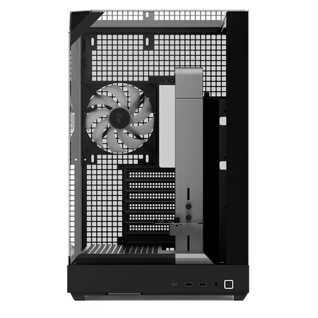 Image 1 for Aerocool APNX V2 Vision Black Mid-Tower Case - 3 Tempered Glass Panels, 4x ARGB Fans, 360mm Radiator Support