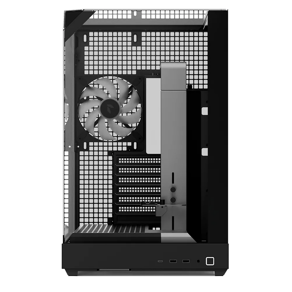 Image 1 for Aerocool APNX V2 Vision Black Mid-Tower Case - 3 Tempered Glass Panels, 4x ARGB Fans, 360mm Radiator Support