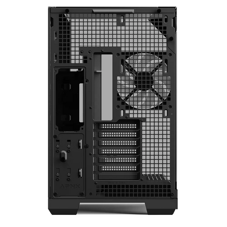 Image 2 for Aerocool APNX V2 Vision Black Mid-Tower Case - 3 Tempered Glass Panels, 4x ARGB Fans, 360mm Radiator Support