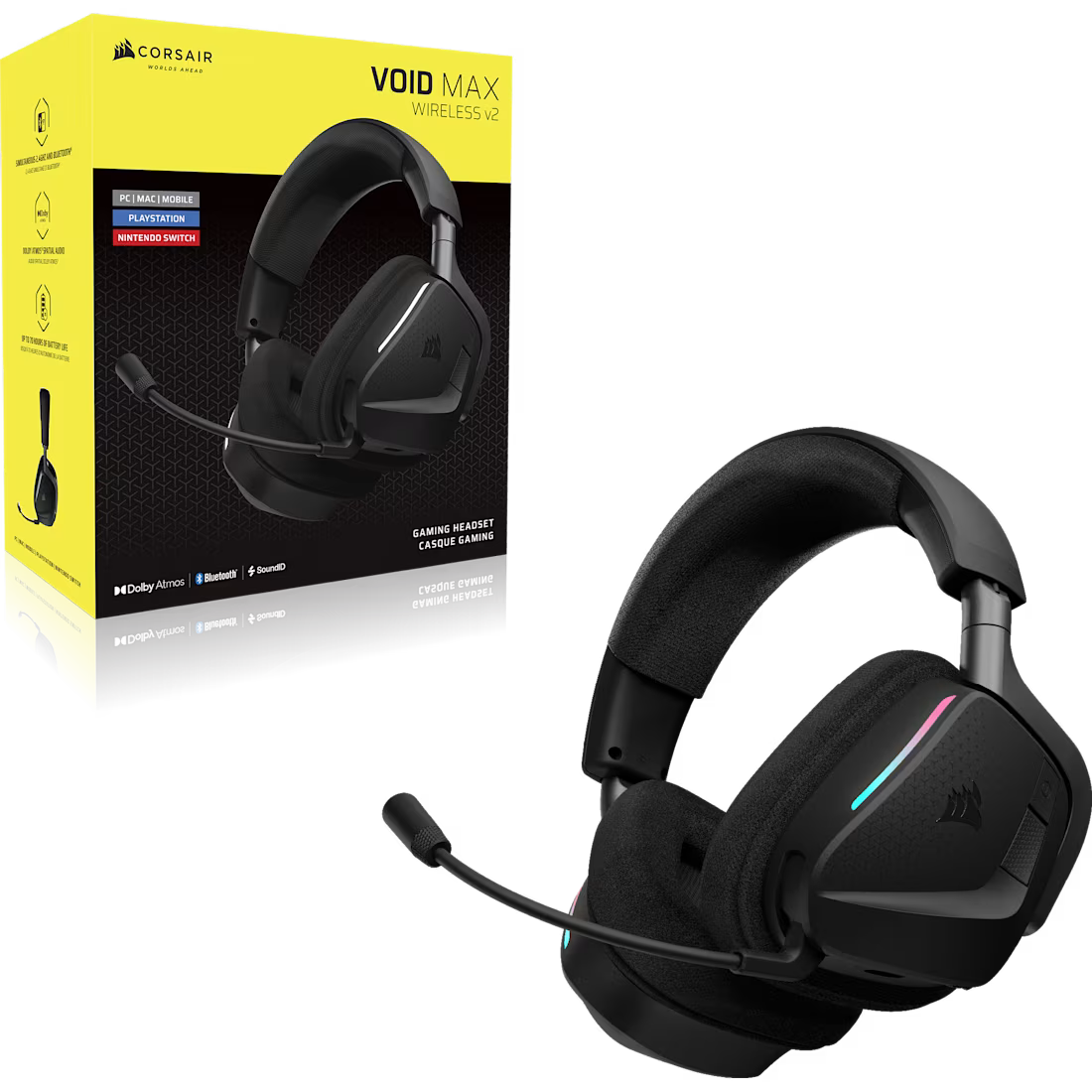 Image 6 for Corsair VOID v2 MAX Wireless Gaming Headset - Carbon