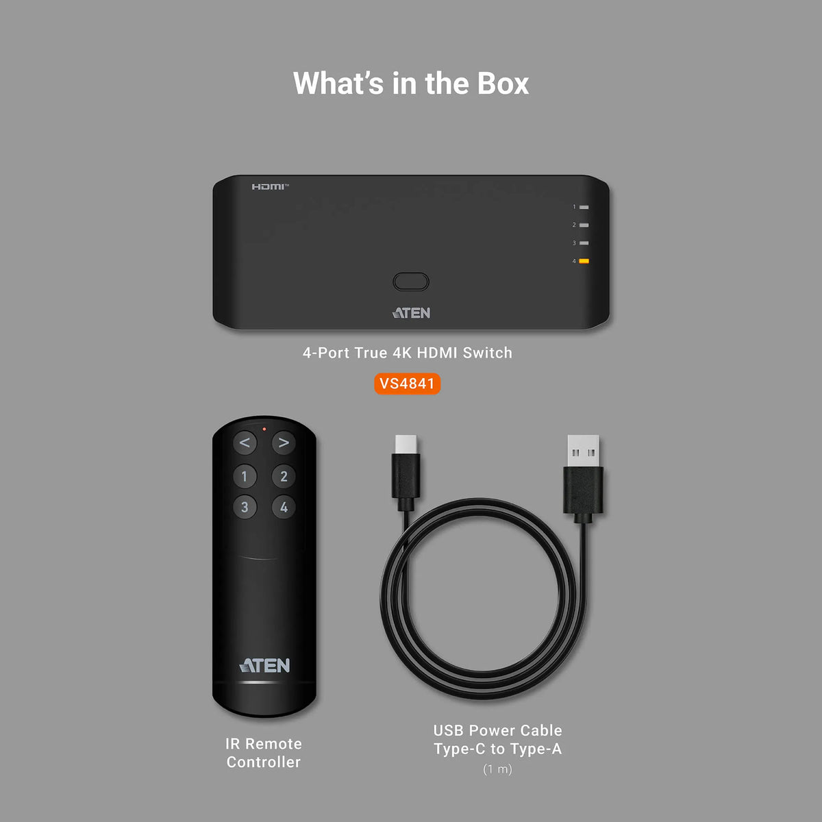 Image 3 for 4-Port True 4K HDMI Switch