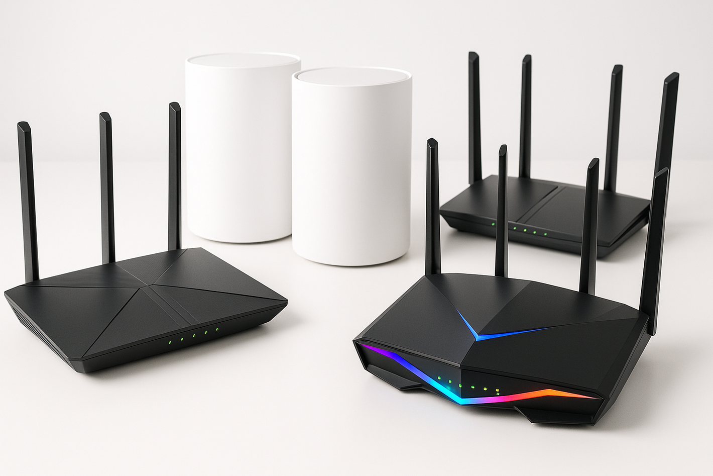 wifi routers clearly visible