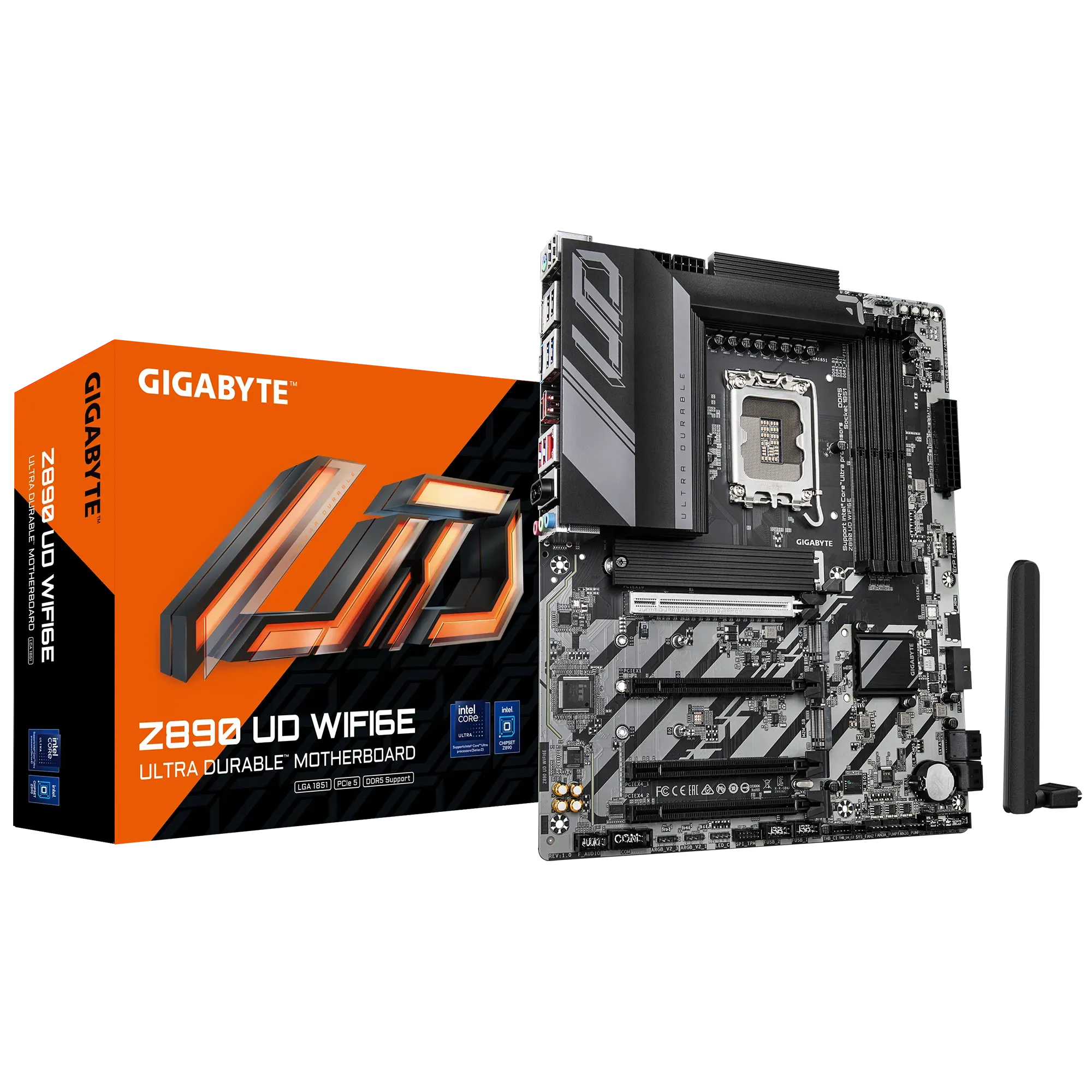 Image 1 for GIGABYTE GA-Z890-UD-WIFI6E Intel LGA 1851 Motherboard